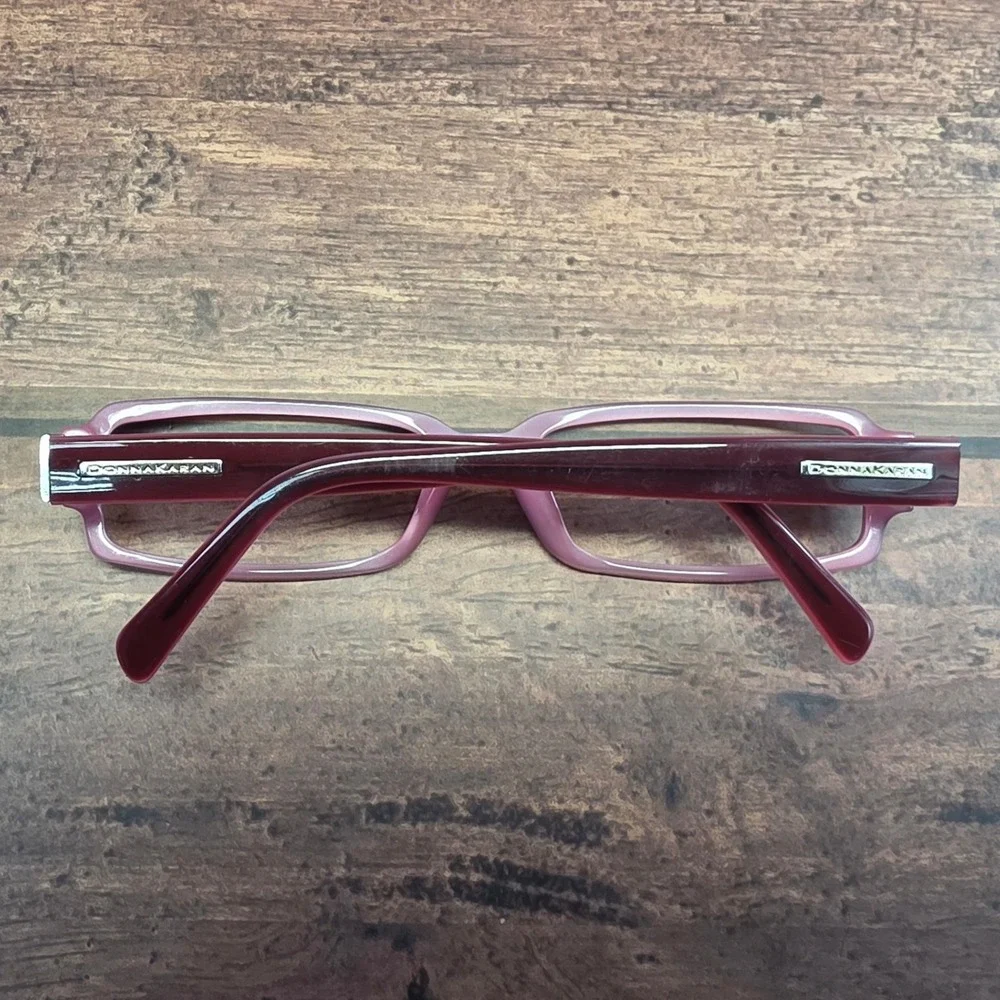 Donna Karan DK 1506 3083 Purple Rectangular Eyeglasses Frames Italy 51-16-125